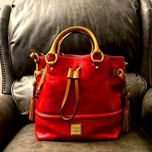 NWOT Dooney & Bourke Buckley in red Florentine leather. Smoke free home